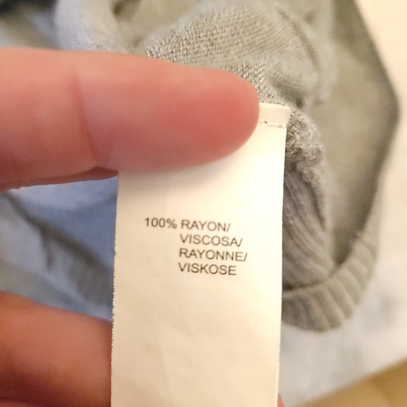 Kensie Women's Medium Gray Fitted Cardigan - Picture 11 of 13